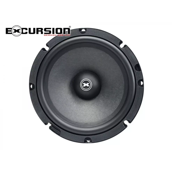 Excursion RX-6C 2-drożny zestaw głośnikowy SQ: 2 tweetery 26mm, 2 woofery 165mm, 4 zwrotnice pasywne (2xLP, 2xHP) - 2ohm, 120/300W, 92dB, 50-30000Hz,